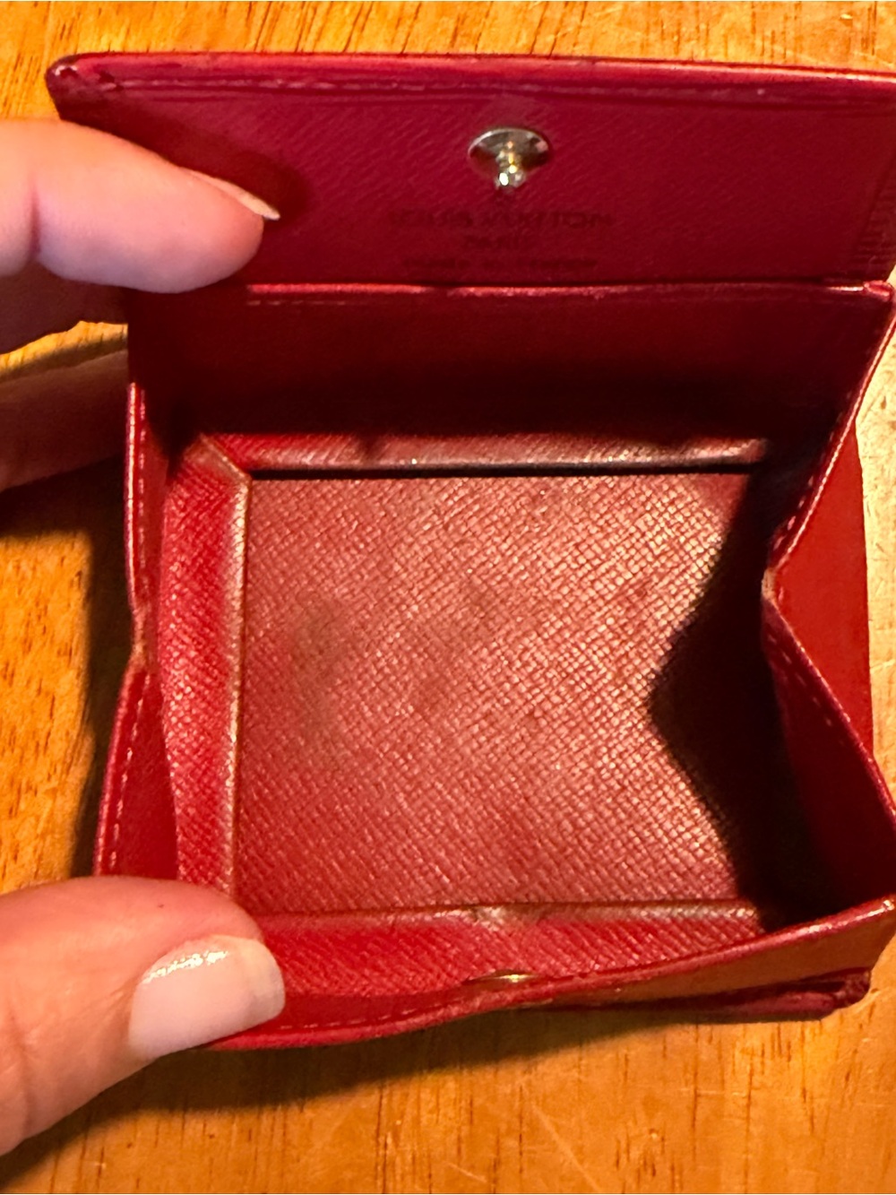 Louis Vuitton Red Epi Leather Change wallet - Picture 7 of 13